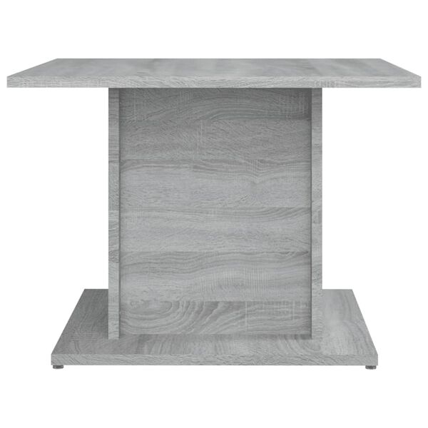 vidaXL Coffee Table Grey Sonoma 55.5x55.5x40 cm Engineered Wood