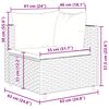 vidaXL 9 Piece Garden Sofa Set with Cushions Grey Poly Rattan