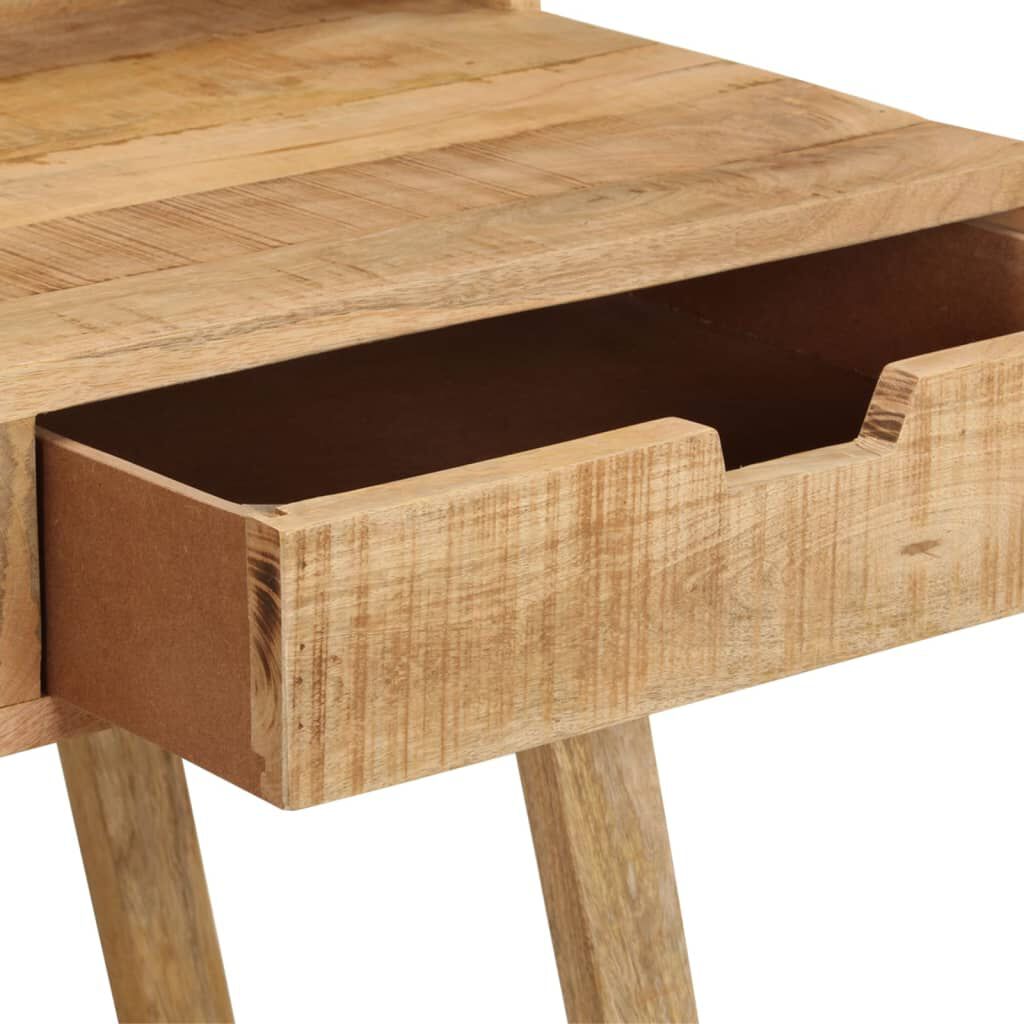 vidaXL Desk 100x45x90 cm Solid Rough Mango Wood