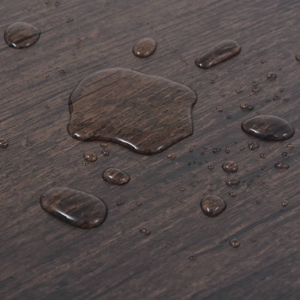 vidaXL Self-adhesive PVC Flooring Planks 5.02 m² 2 mm Dark Brown