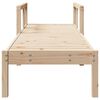 vidaXL Sun Lounger 199.5x62x55 cm Solid Wood Pine