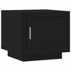 vidaXL Coffee Table Black 51x50x45 cm Engineered Wood