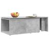 vidaXL Coffee Table Concrete Grey 150x50x35 cm Engineered Wood
