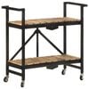 vidaXL Kitchen Trolley 87x36x81 cm Solid Mango Wood