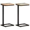 vidaXL Side Tables 2 pcs 31.5x24.5x64.5 cm Solid Reclaimed Wood