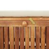 vidaXL Garden Storage Bench with Cushion 91 cm Solid Wood Acacia