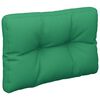 vidaXL Pallet Cushions 2 pcs Green Fabric