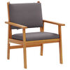 vidaXL Garden Sofa Set 6 pcs Brown 45 x 45 x 38cm Solid Acacia wood