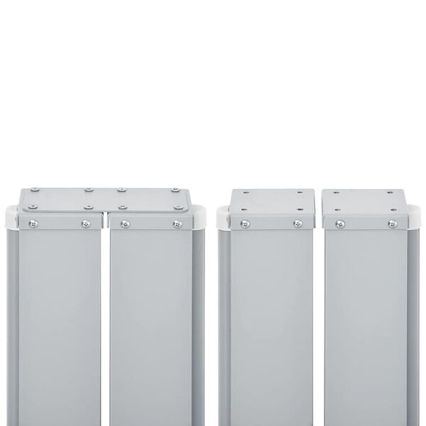 vidaXL Retractable Side Awning Cream 100x1000 cm