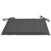 vidaXL Garden Chairs with Anthracite Cushions 2 pcs Solid Teak Wood