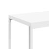 vidaXL Side Table with Wheels White 40x30x63.5 cm Engineered Wood