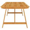 vidaXL 7 Piece Garden Dining Set Beige
