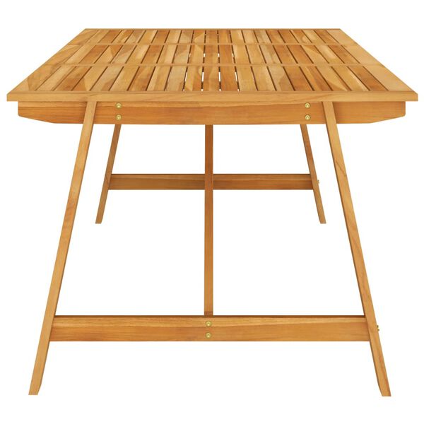 vidaXL 7 Piece Garden Dining Set Beige
