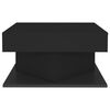vidaXL Coffee Table Black 57x57x30 cm Engineered Wood