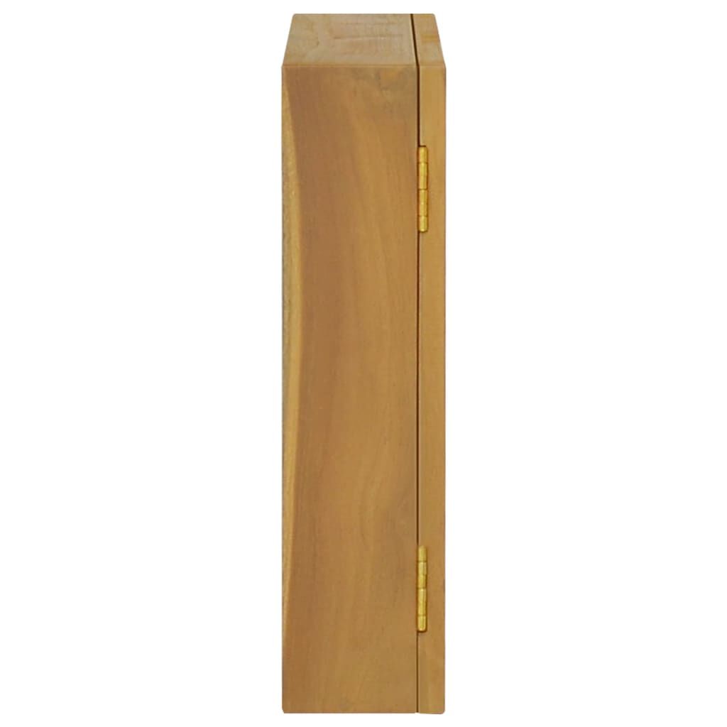 vidaXL Mirror Cabinet 60x10x40 cm Solid Wood Teak