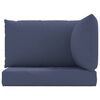 vidaXL Pallet Cushions 3 pcs Navy Blue Oxford Fabric