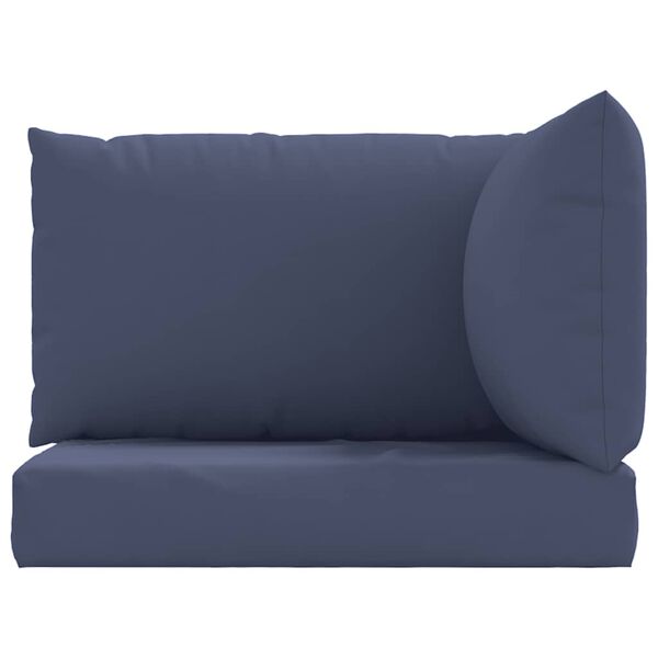 vidaXL Pallet Cushions 3 pcs Navy Blue Oxford Fabric