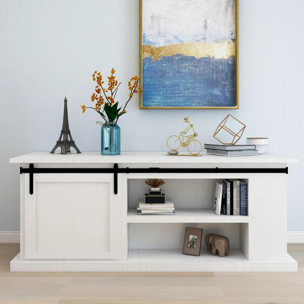 vidaXL Mini Sliding Cabinet Door Kit Carbon Steel 200 cm