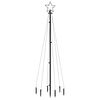 vidaXL Christmas Tree with Spike Blue 108 LEDs 180 cm
