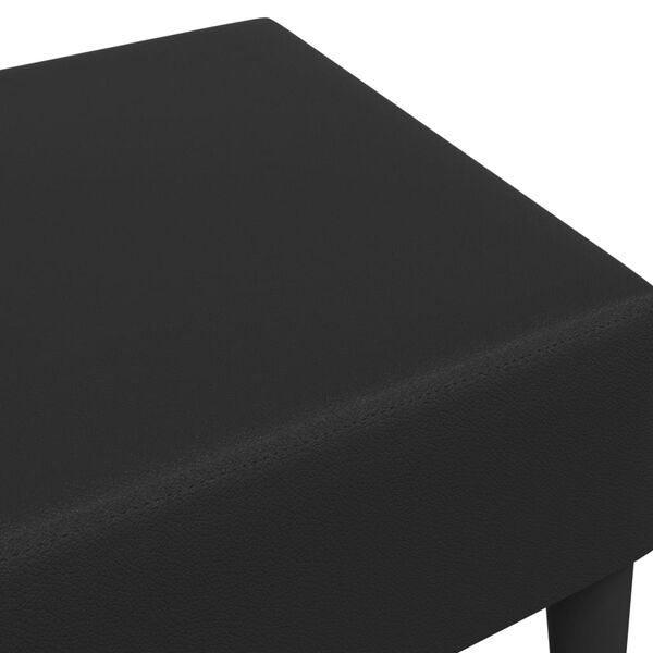 vidaXL Footstool Black 77x55x31 cm Faux Leather