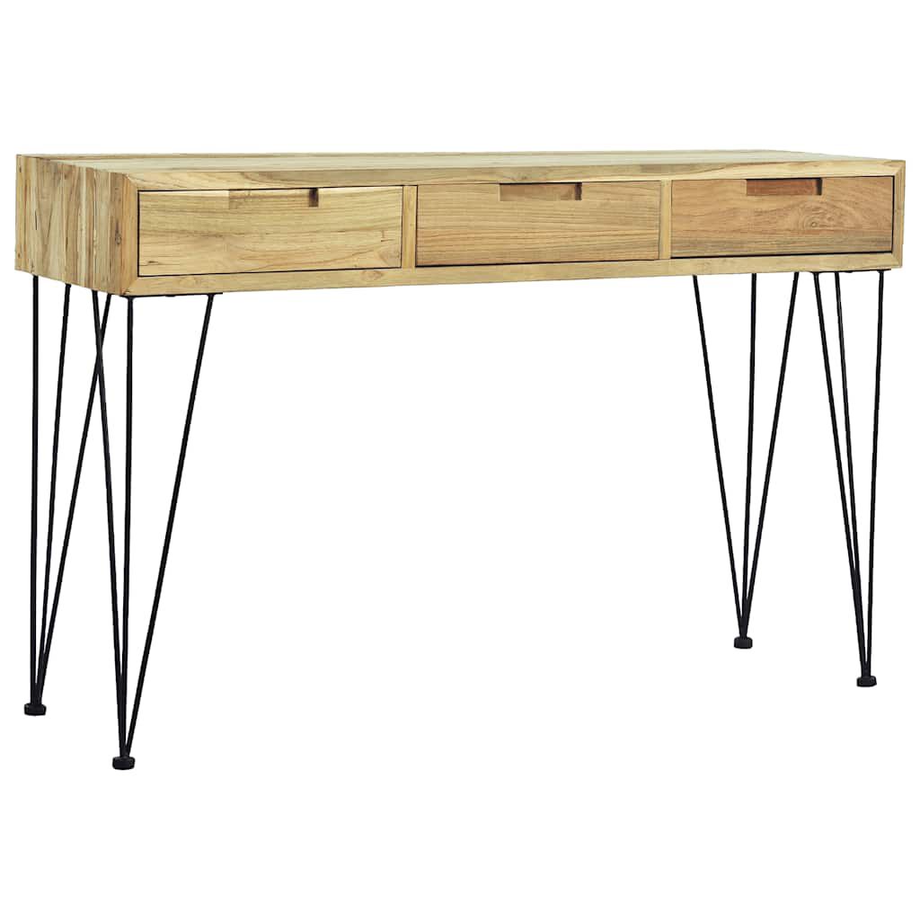 vidaXL Console Table 120x35x76 cm Solid Teak