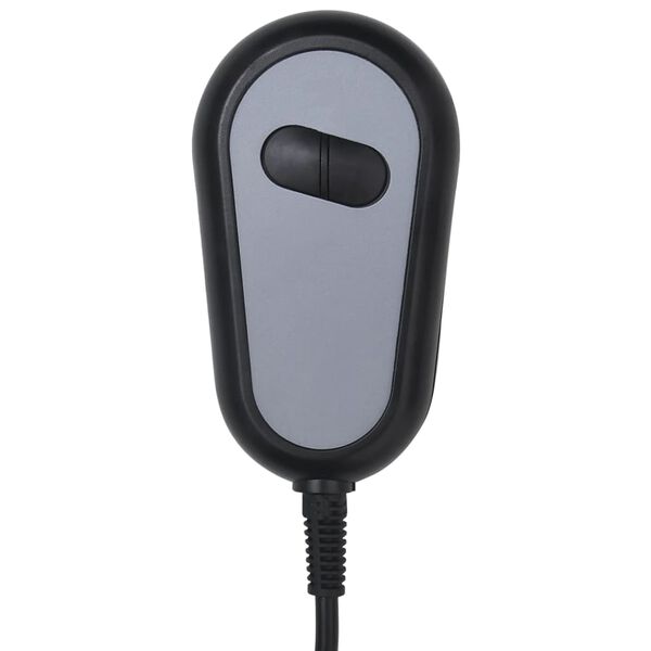vidaXL Electric Massage Chair Black Faux Leather