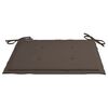vidaXL Garden Chairs 2 pcs with Taupe Cushions Solid Teak Wood