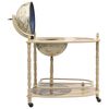 vidaXL Freestanding Globe Bar Wind Stand Eucalyptus Wood Green