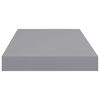 vidaXL Floating Wall Shelves 2 pcs Grey 50x23x3.8 cm MDF