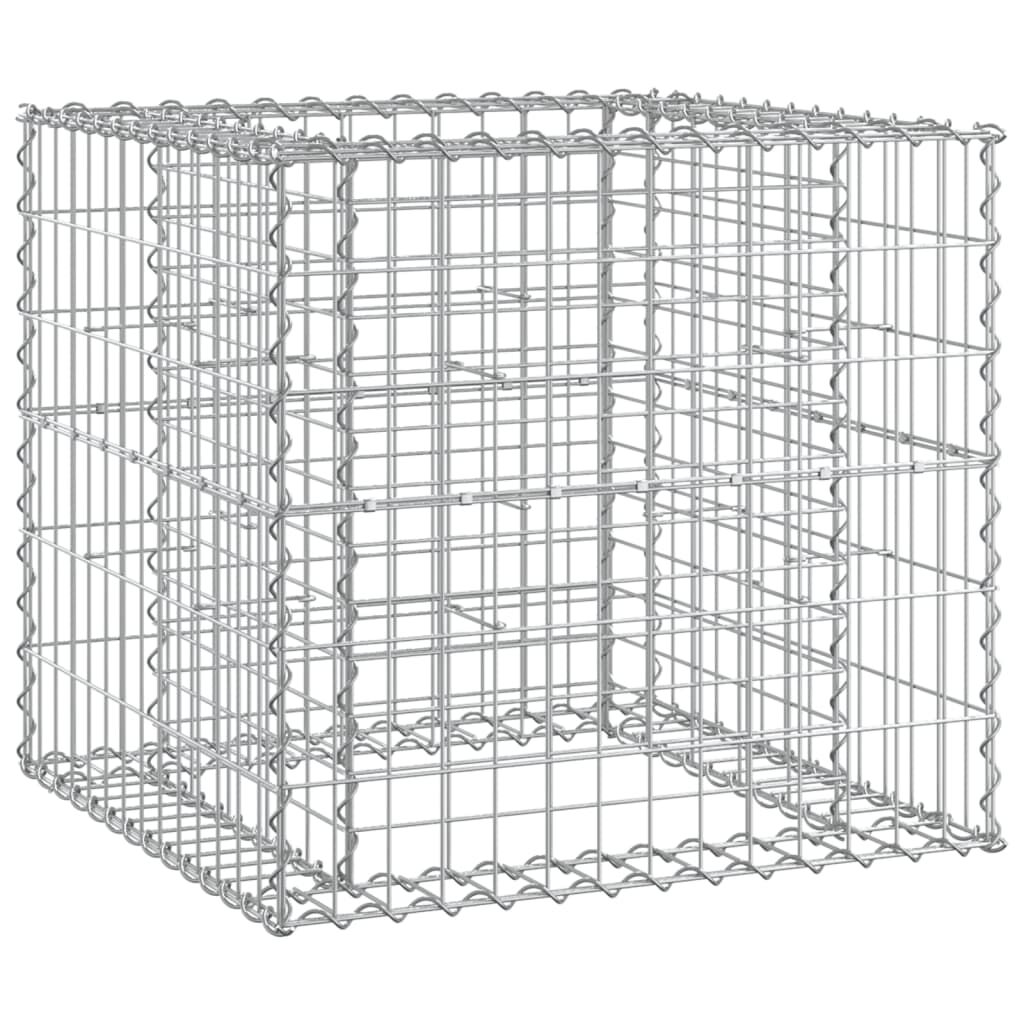 vidaXL Garden Bench with Gabion Basket Solid Wood Douglas