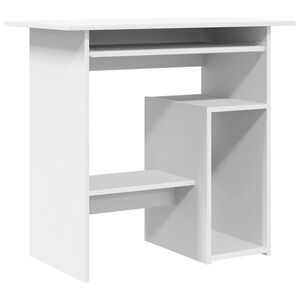 vidaXL Desk White 80x45x74 cm Engineered Wood