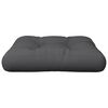 vidaXL Pallet Cushion 50x50x12 cm Grey Fabric