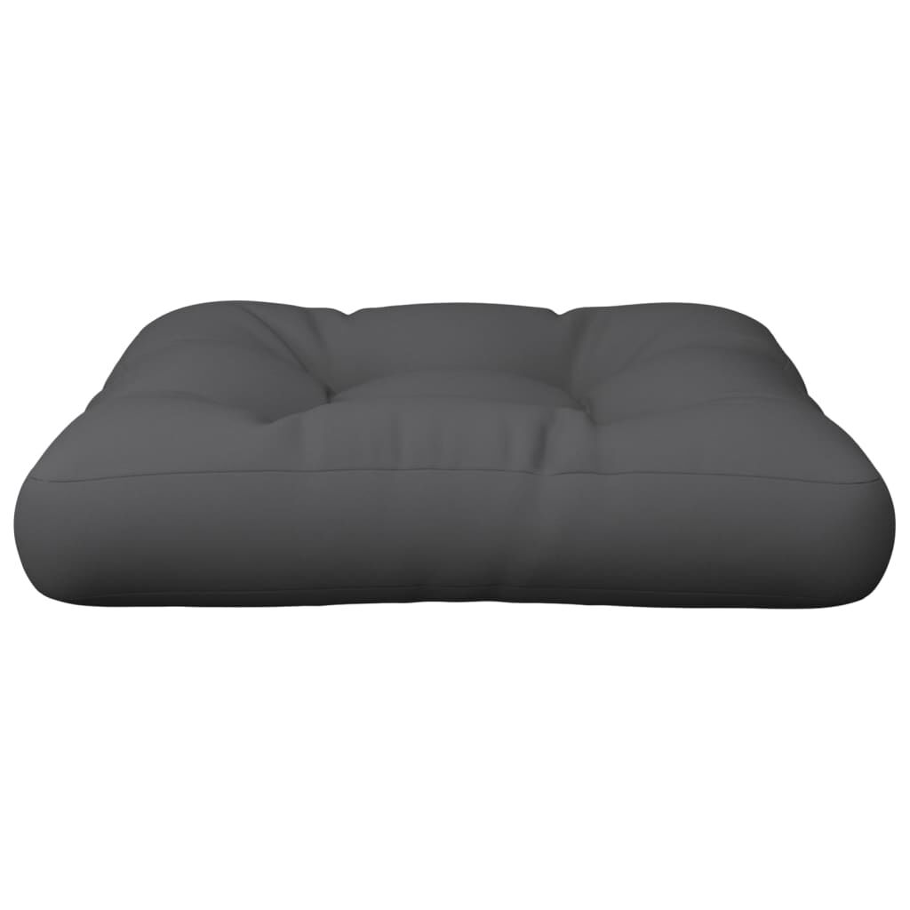 vidaXL Pallet Cushion 50x50x12 cm Grey Fabric