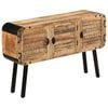 vidaXL Sideboard Solid Mango Wood 120x30x76 cm