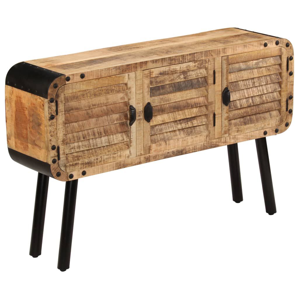 vidaXL Sideboard Solid Mango Wood 120x30x76 cm