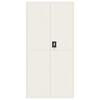 vidaXL File Cabinet White 90x40x180 cm Steel