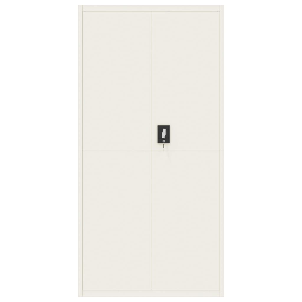 vidaXL File Cabinet White 90x40x180 cm Steel