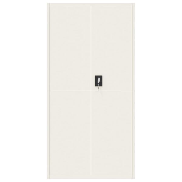 vidaXL File Cabinet White 90x40x180 cm Steel