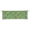 vidaXL Garden Bench Cushions 2pcs Leaf Pattern 150x50x7cm Fabric