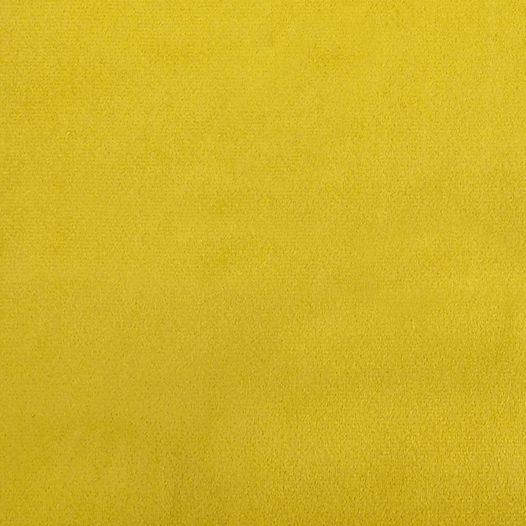 vidaXL Relaxing Chair Mustard Yellow Velvet