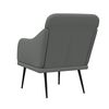 vidaXL Armchair Dark Grey 63x76x80 cm Fabric