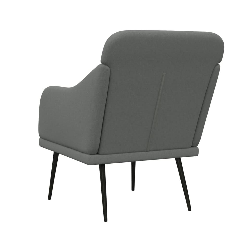 vidaXL Armchair Dark Grey 63x76x80 cm Fabric