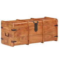 vidaXL Storage Chest 90x40x40 cm Solid Acacia Wood