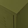 vidaXL TV Cabinet Olive Green 105x35x50 cm Steel