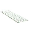 vidaXL Sun Lounger Cushion Leaf Pattern Oxford Fabric