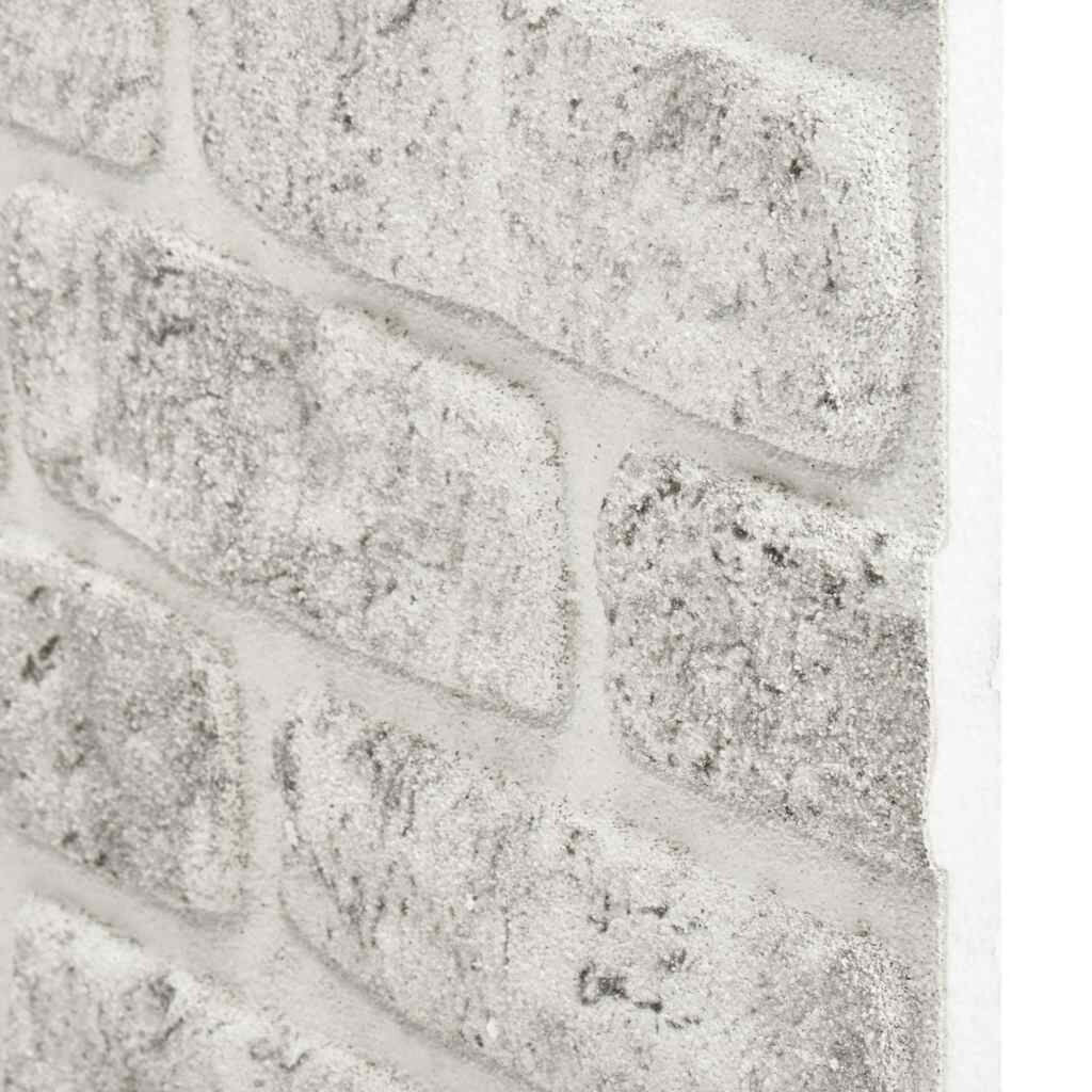 vidaXL 3D Wall Panels with Light Grey Brick Design 10 pcs EPS