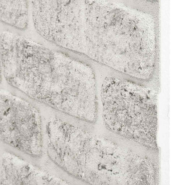vidaXL 3D Wall Panels with Light Grey Brick Design 10 pcs EPS