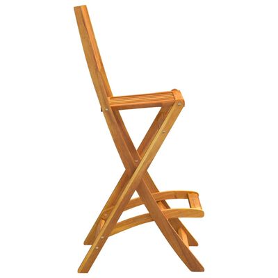 vidaXL 5 Piece Outdoor Bar Set Solid Wood Acacia