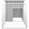 vidaXL Rabbit Cage Grey 200x91x100 cm Galvanised Steel