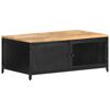 vidaXL Coffee Table 90x50x37 cm Solid Rough Mango Wood